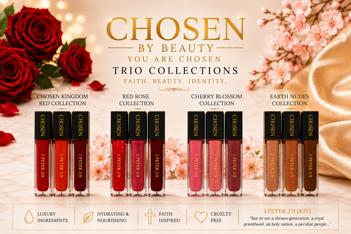 Chosen Luxury lip gloss trio collections