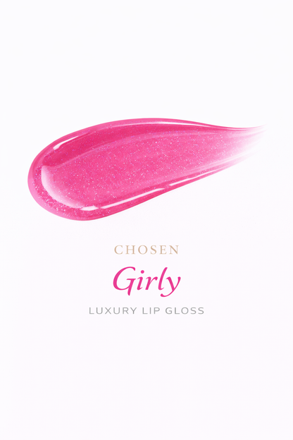 Girly
A bright pink gloss with a fun, flirty finish.
