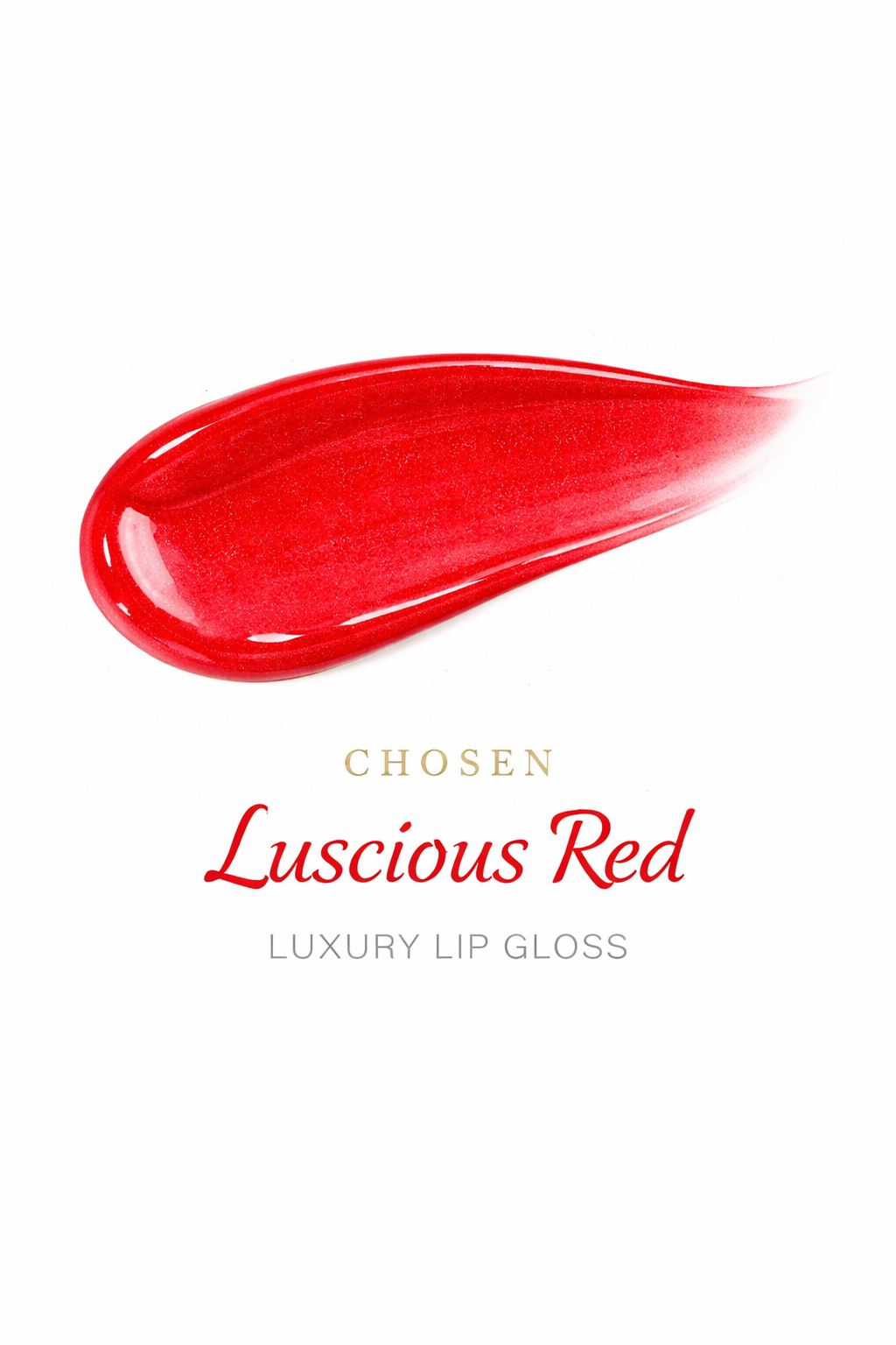 A striking glossy red shade that delivers intense shine and bold confidence.