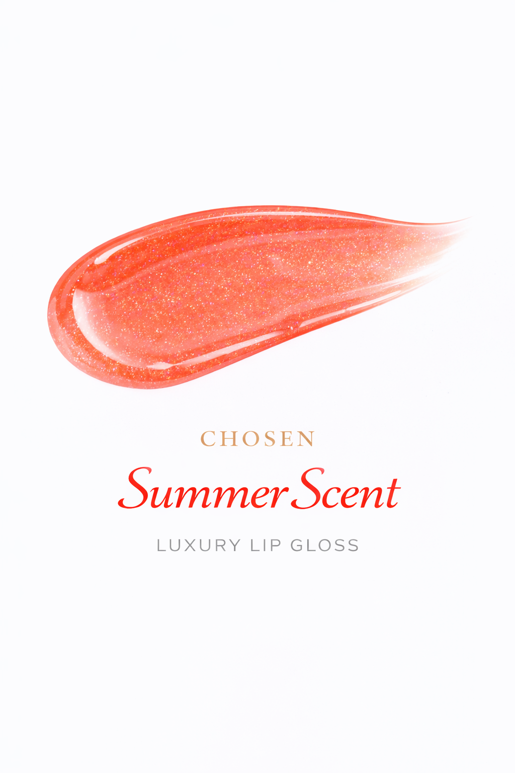 Summer Scent
A warm coral gloss inspired by sunny days and effortless beauty.