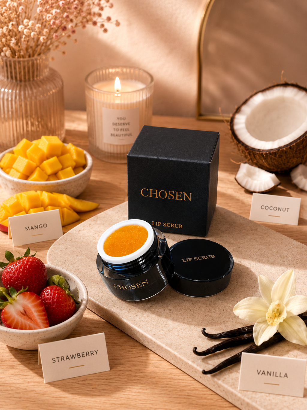 Chosen By Beauty Lip scrubs