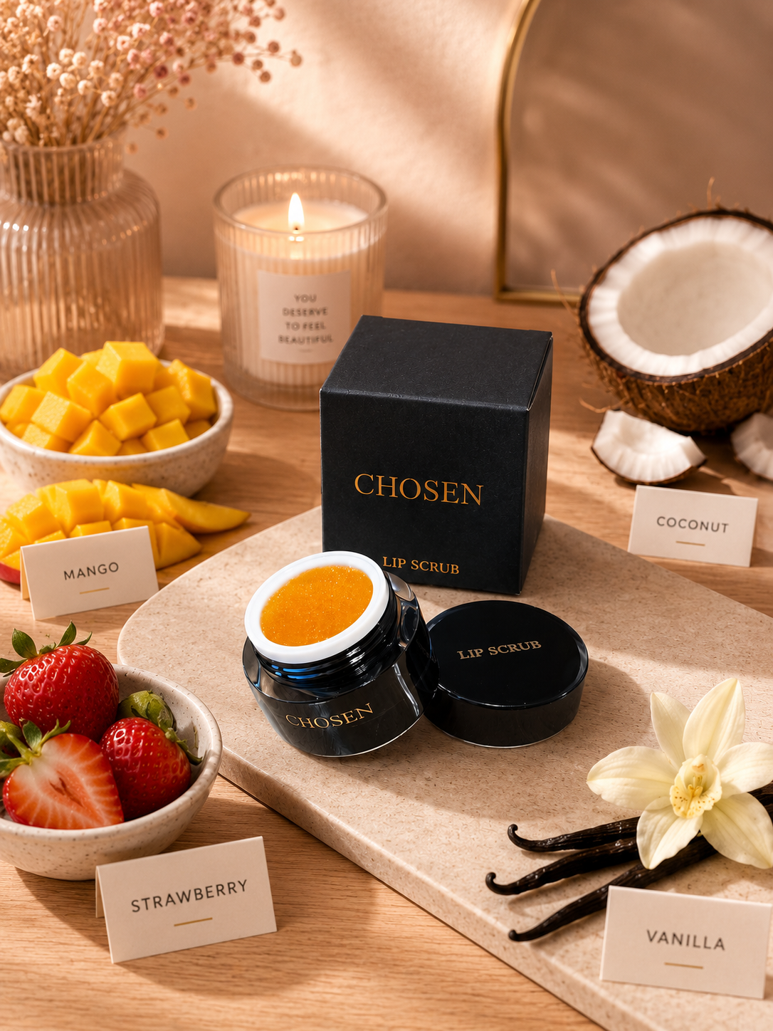 Chosen By Beauty Lip scrubs